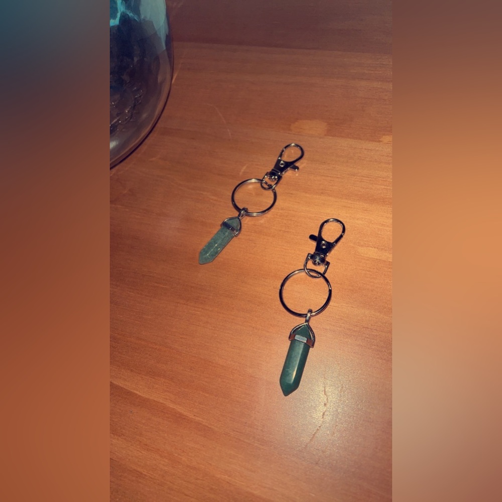 Green Adventurine Keychain